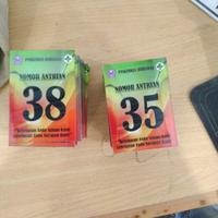 Gambar nomor antrian satu sisi dari lapak akrilik Kab. Kebumen 1 Tokopedia