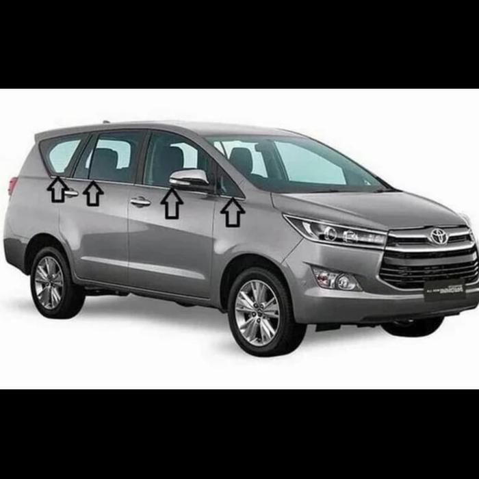 Gambar List pintu kaca samping chrome crome Mobil All New Innova Reborn dari INDOGROSTORE_NEW Kota Administrasi Jakarta Pusat Tokopedia