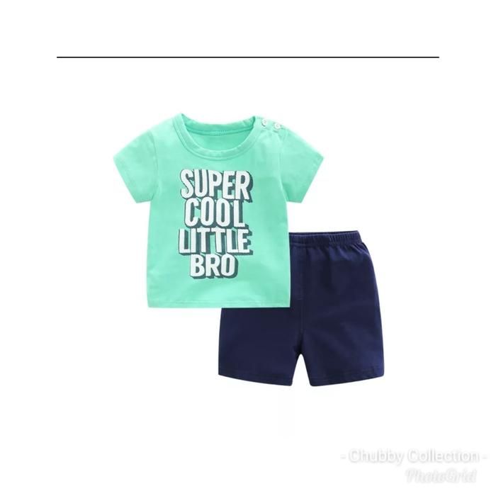 Gambar Setelan Baju Kaos Anak 1-3 Tahun dari Chubby Collection II Kota Administrasi Jakarta Pusat Tokopedia