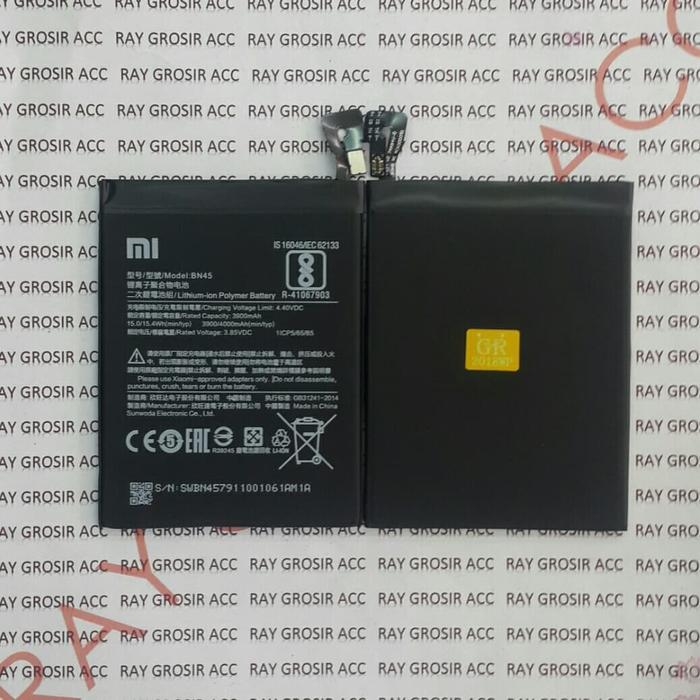 Gambar Baterai Original Xiaomi Redmi Note 5 /Note 5 Pro BN45 BN 45 dari Ray Grosir Acc Kota Administrasi Jakarta Pusat Tokopedia