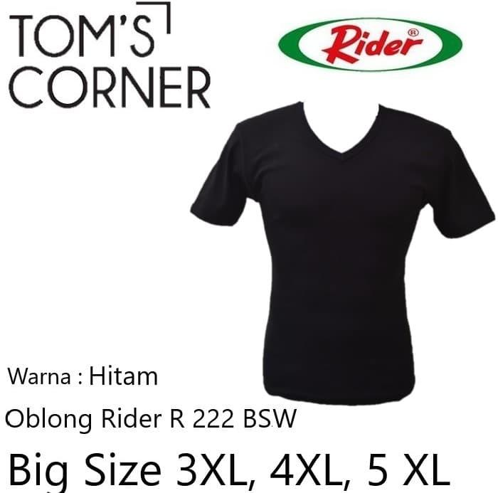 Gambar Kaos Dalam Pria Big Size | Jumbo 3XL 4XL 5XL | HITAM| EXTRA LARGE dari TomsCorner Kab. Tangerang Tokopedia