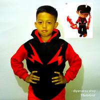Gambar boboiboy halilintar jaket + topi dari Diyanaksa shop Kota Bogor 2 Tokopedia