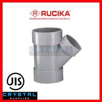Gambar Tee Y 45° RUCIKA 3 x 2" inch D-Y PVC / Y Branch / TY 45 derajat D Y dari Crystal Supplier Kota Semarang 2 Tokopedia