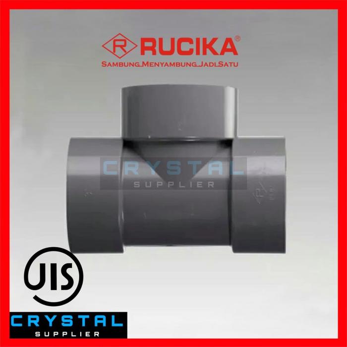 Gambar TEE RUCIKA 3" inch Polos DDT PVC / T / Te D DT 3" dari Crystal Supplier Kota Semarang Tokopedia