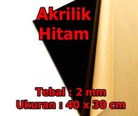 Gambar Acrylic Hitam 2mm 40x30 cm Akrilik dari Pi Toserba Kota Medan 1 Tokopedia