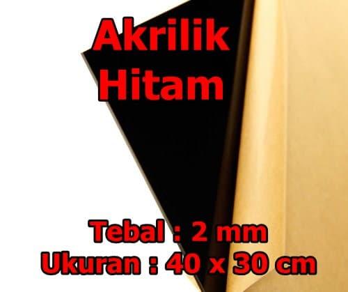 Gambar Acrylic Hitam 2mm 40x30 cm Akrilik dari Pi Toserba Kota Medan Tokopedia