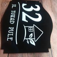 Gambar nomor rumah gambar rumah 25x20 dari Kreasi Akrilik Dekorasi Kota Malang 3 Tokopedia