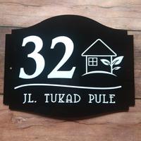 Gambar nomor rumah gambar rumah 25x20 dari Kreasi Akrilik Dekorasi Kota Malang 1 Tokopedia