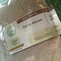 Gambar TEPUNG BERAS MERAH ORGANIK kemasan 500gr dari IELS ORGANIC Kab. Sleman 1 Tokopedia