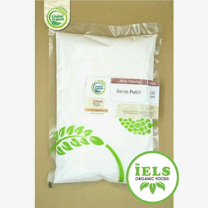 Gambar TEPUNG BERAS PUTIH ORGANIK kemasan 500gr dari IELS ORGANIC Kab. Sleman Tokopedia