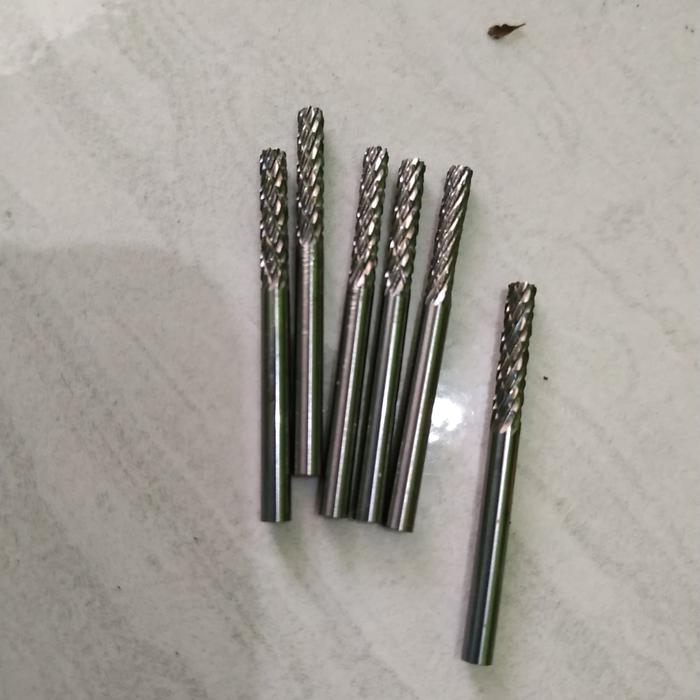 Gambar endmill endgraving carbide / burcun / mata tuner 3mm dari tilas teknik Kab. Boyolali Tokopedia