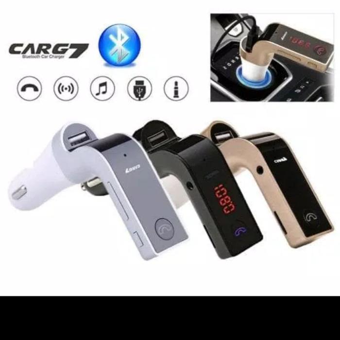 Gambar Carg7/car G 7 modulator car charger mobil bluetooth fm transmitter dari Eddy variasi Kota Administrasi Jakarta Barat Tokopedia