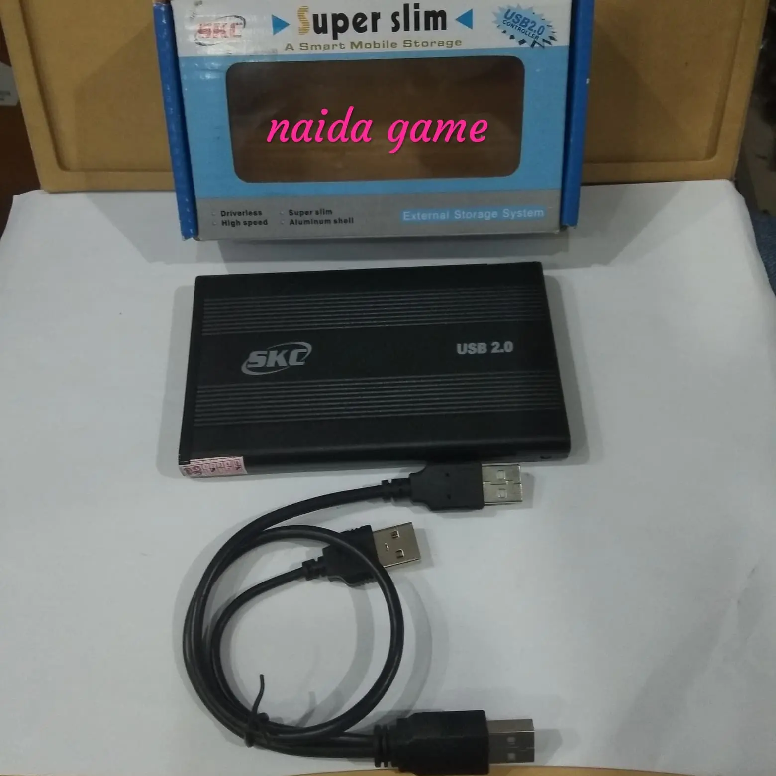 HARDISK EXTERNAL PS2 80GB FULL GAME / HDD PS2 EXTERNAL 80GB FULL GAME