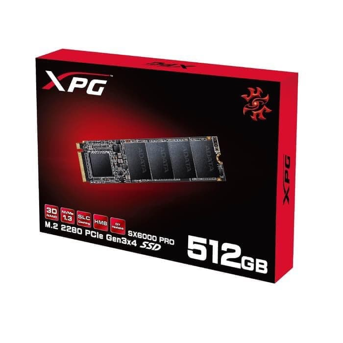 Gambar SSD NVMe PCIe Adata SX6000 Pro 512GB M.2 2280 Internal SSD free baut dari Osemprul Kota Malang Tokopedia