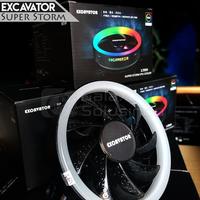 Gambar Excavator Super Storm RGB 1800rpm Hydro Bearing CPU Cooler dari Osemprul Kota Malang 4 Tokopedia