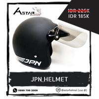Gambar Helm Bogo Jpn Hitam Doff   Kaca Datar / Cembung dari PUSAT SAUNA SUIT Kota Bandung 1 Tokopedia