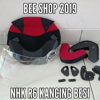 Gambar Busa Halfface NHK R6 Kancing Besi Full   Kaca Bening dari PUSAT SAUNA SUIT Kota Bandung 2 Tokopedia