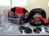 Gambar Busa Halfface NHK R6 Kancing Besi Full   Kaca Bening dari PUSAT SAUNA SUIT Kota Bandung 1 Tokopedia