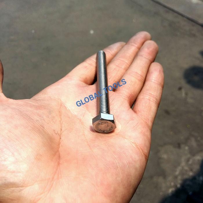 Gambar Baut m8 x 60 paket 1 baut 3 ring plat dan 3 mur bahan stainless 304 dari TRISTECH_NEW Kota Administrasi Jakarta Barat Tokopedia