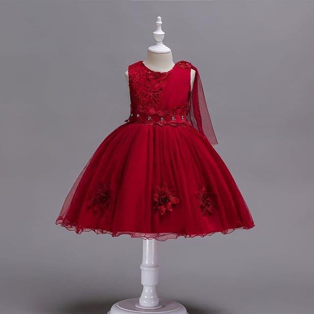 Gambar BAJUKIDDIE MACY DRESS RED . BAJU ANAK PEREMPUAN ULANG TAHUN ULTAH GAUN dari bajukiddie Kota Administrasi Jakarta Pusat Tokopedia
