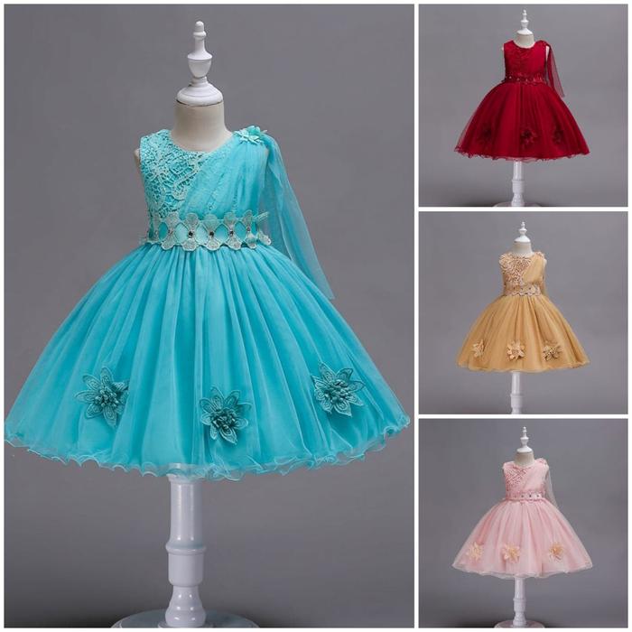 Gambar BAJUKIDDIE MACY DRESS . BAJU ANAK PEREMPUAN ULANG TAHUN ULTAH GAUN dari bajukiddie Kota Administrasi Jakarta Pusat Tokopedia