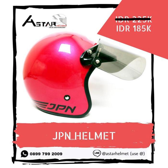 Gambar Helm Bogo Jpn Pink Gloss   Kaca Datar / Cembung dari HelmPro Kota Bandung Tokopedia