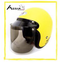 Gambar Helm Bogo Jpn Kuning Golkar   Kaca Datar / Cembung dari HelmPro Kota Bandung 2 Tokopedia