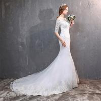 Gambar Gaun Pengantin 1902012 Putih Sabrina Mermaid Ekor Wedding Gown dari ChristianTungOfficial Kota Medan 3 Tokopedia