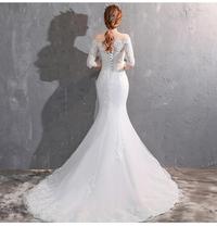 Gambar Gaun Pengantin 1902012 Putih Sabrina Mermaid Ekor Wedding Gown dari ChristianTungOfficial Kota Medan 2 Tokopedia
