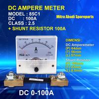 Gambar Amperemeter Analog DC 100 Ampere + Shunt Resistor External 100A 75mV dari Mitra Abadi Spareparts Kota Administrasi Jakarta Barat 1 Tokopedia