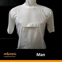 Gambar Kaos kantong 'doraemon' lengan pendek pria dari Artami fafila Kota Tangerang 1 Tokopedia