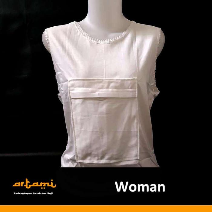 Gambar Singlet kantong ' doraemon' wanita untuk umroh dan haji dari Artami fafila Kota Tangerang Tokopedia
