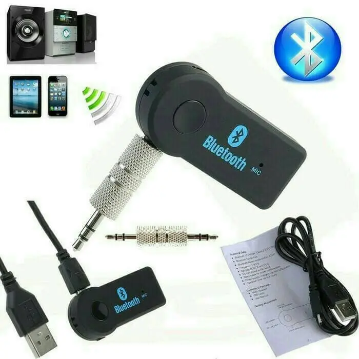 Wireless Bluetooth Hands-free Car Home Stereo Audio Music Receiver 2