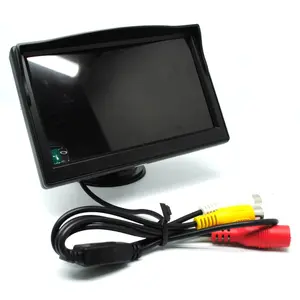 0CE3 Monitor Rear View Parkir Mobil TFT LCD 5 Inch - Black
