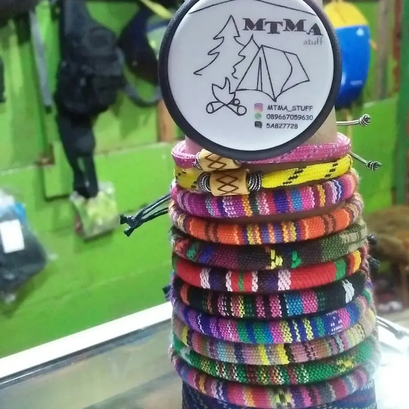 Gelang Etnik Kain Tenun Tali Rajut Anak Gunung 1