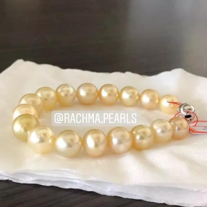 Gambar GELANG MUTIARA AIR LAUT ASLI LOMBOK dari Rachma Pearls Kota Mataram Tokopedia