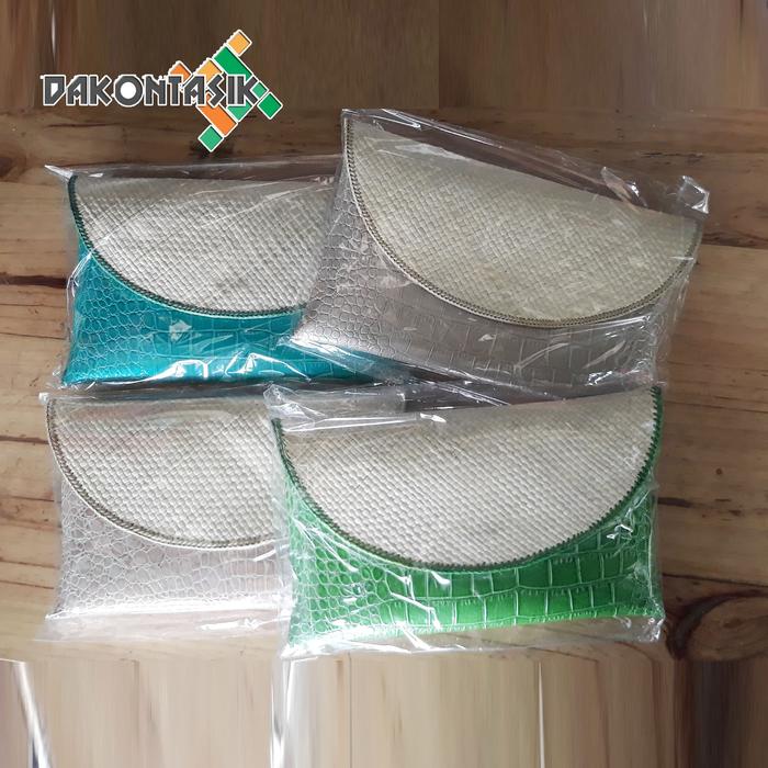 Gambar Clutch Croco Anyaman Pandan size L dari DAKONTASIK.ID Kab. Tasikmalaya Tokopedia