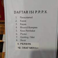 Gambar KOTAK P3K PLUS ISI PER SET / KOTAK OBAT PPPK INCLUDE ISI SET GROSIR dari Grosir Hemat Murah Kota Administrasi Jakarta Barat 3 Tokopedia