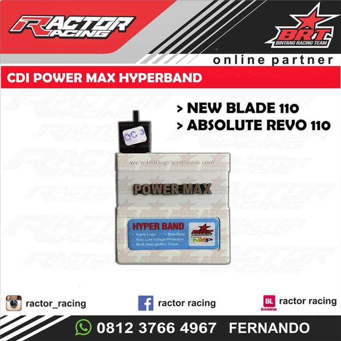Gambar CDI BRT HYPERBAND BLADE ABSOLUTE REVO dari ractor_racing Kab. Sleman Tokopedia