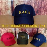 Gambar topi trucker Anak dan Dewasa Custom Bordir Text Include dari Istana Grosir 2 Jakarta Timur 1 Tokopedia
