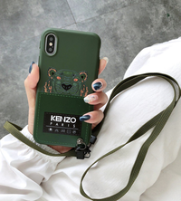 Gambar Soft Case Plus Tali untuk iPhone 6/6s/6s+ 7/7+ 8/8+ / x /xs /xsmax/ XR - Hijau dari Aureliecious Jakarta Pusat 3 Tokopedia