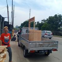 Gambar gerobak / booth portable /gerobak dorong/ booth kayu jati belanda dari Nurhomsah barokah Kota Administrasi Jakarta Barat 4 Tokopedia