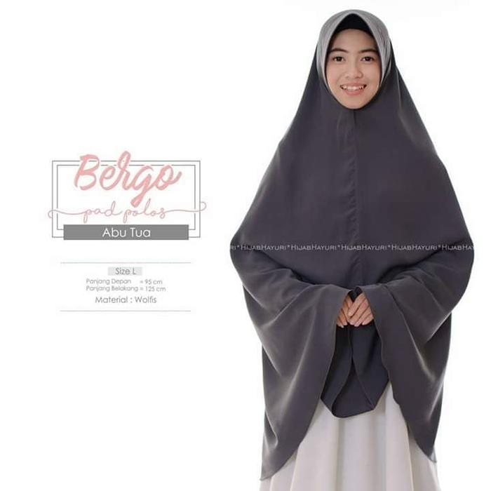 Gambar JILBAB/ KHIMAR/ KERUDUNG SYARI BERGO WOLFISH GRADE A SIZE XL dari Nasyia Olshop Kab. Sukoharjo Tokopedia