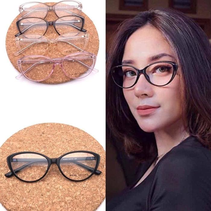 Gambar Frame Kacamata Baca Minus Pria Wanita Keren cateye 605 dari kacakacamata Kota Bogor Tokopedia