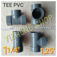 Gambar TEE PVC 11/4" ( 1,25 inch ) dari YIZHENG SHOP Kab. Sidoarjo 1 Tokopedia