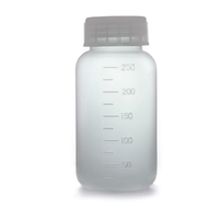 Gambar AS ONE | BOTOL PLASTIK 1000ml wide mouth with graduation Bottle PP Polypropylene # 5-002-55 dari labcreative Kab. Bekasi 3 Tokopedia