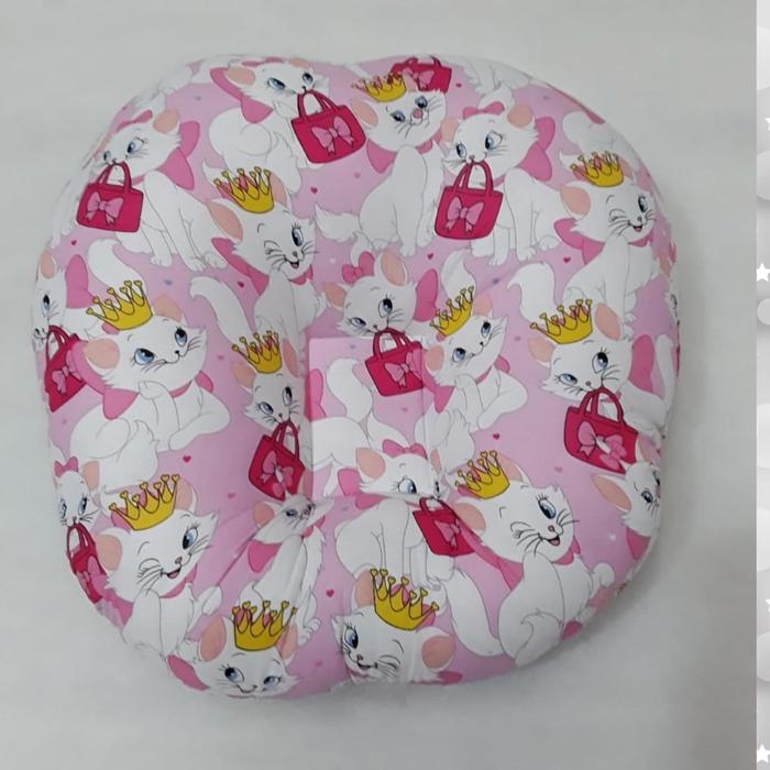 Gambar SOFA BAYI/TEMPAT DUDUK BAYI MOTIF KUCING MAHKOTA PINK LUCU dari Dinaya collection Kota Tangerang Tokopedia