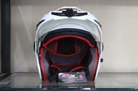 Gambar Helm RN Double Visor Putih mirip Ink t1 dari BANDARHELM Kota Bandung 3 Tokopedia
