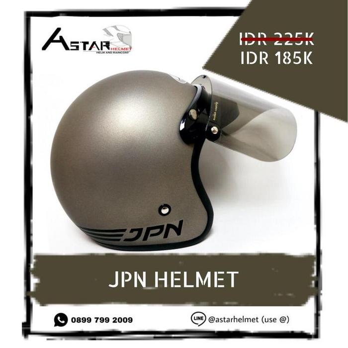Gambar Helm Bogo Jpn Abutua Glos   Kaca Datar / Cembung dari BANDARHELM Kota Bandung Tokopedia