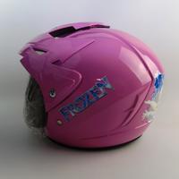 Gambar Helm Anak Pet SNI Murah Frozen Pink dari BANDARHELM Kota Bandung 2 Tokopedia